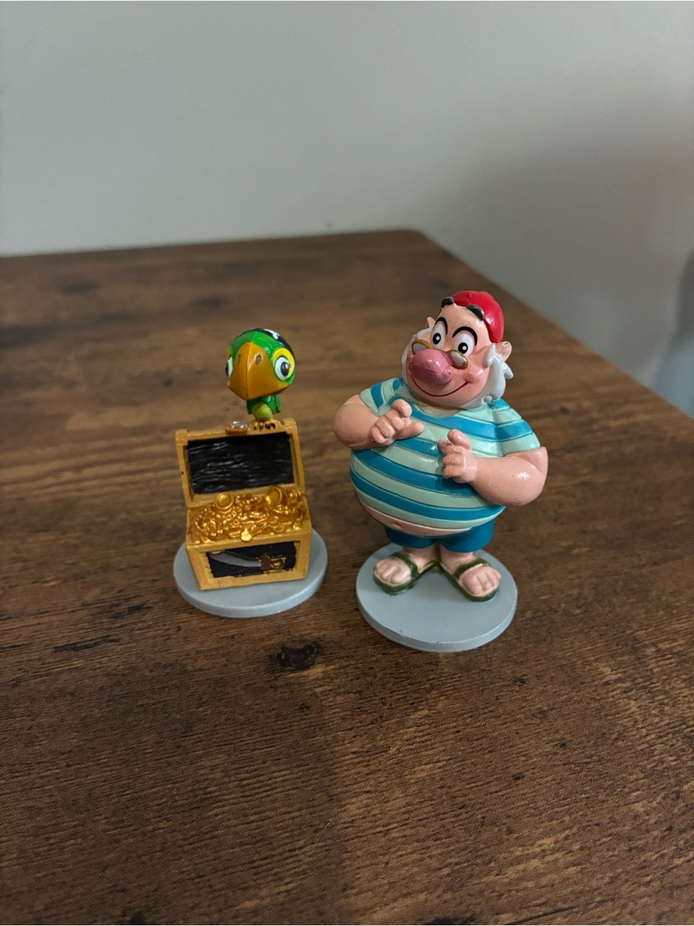 Disney Peter Pan Mr. Smee and Treasure Chest Figurines